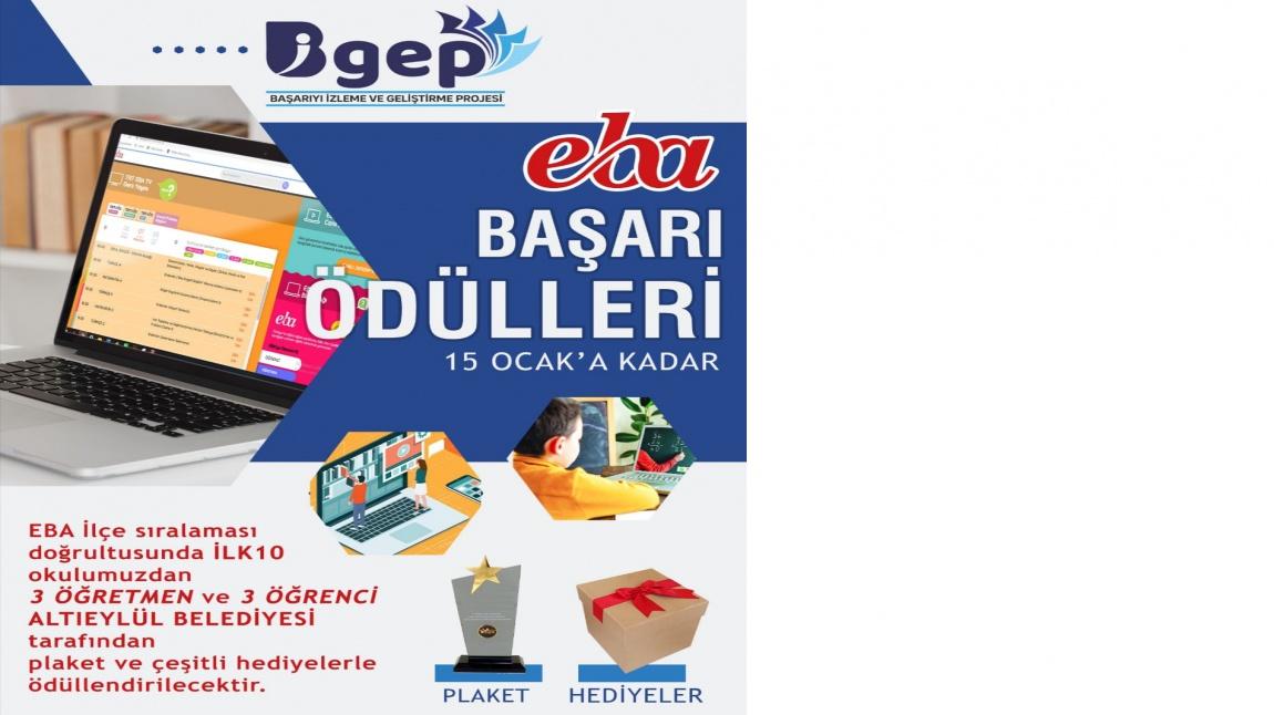 EBA BAŞARI ÖDÜLLERİ DUYURUSU